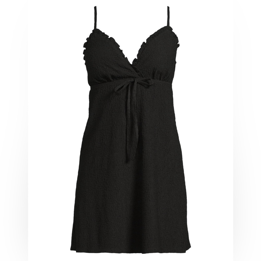 No Boundaries Juniors’ Pucker Sleeveless Mini Dress,